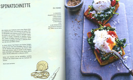 Spinatschnitte
